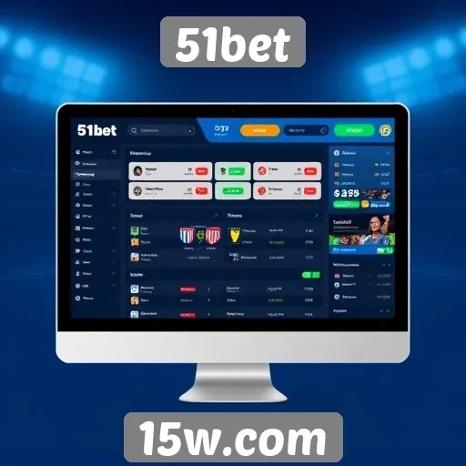 Análise da interface do usuário no site 51bet